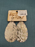 Gold Snake Leopard print Rhinestone