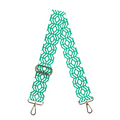 Green Geometric Crossbody Strap