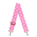 Pink Geometric Crossbody Strap