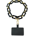 Black Phone Wristlet