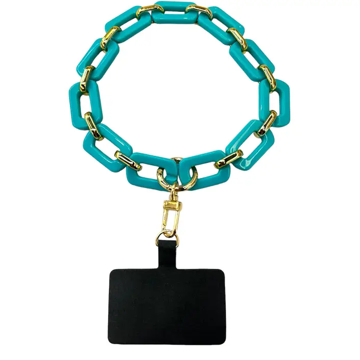 Turquoise Phone Wristlet