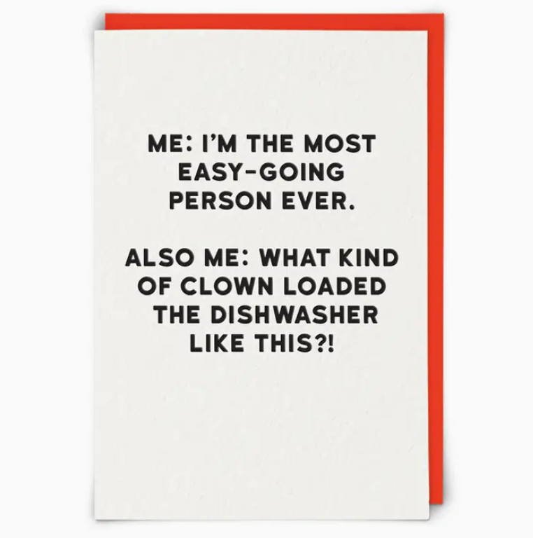 Dishwasher Greeting Card
