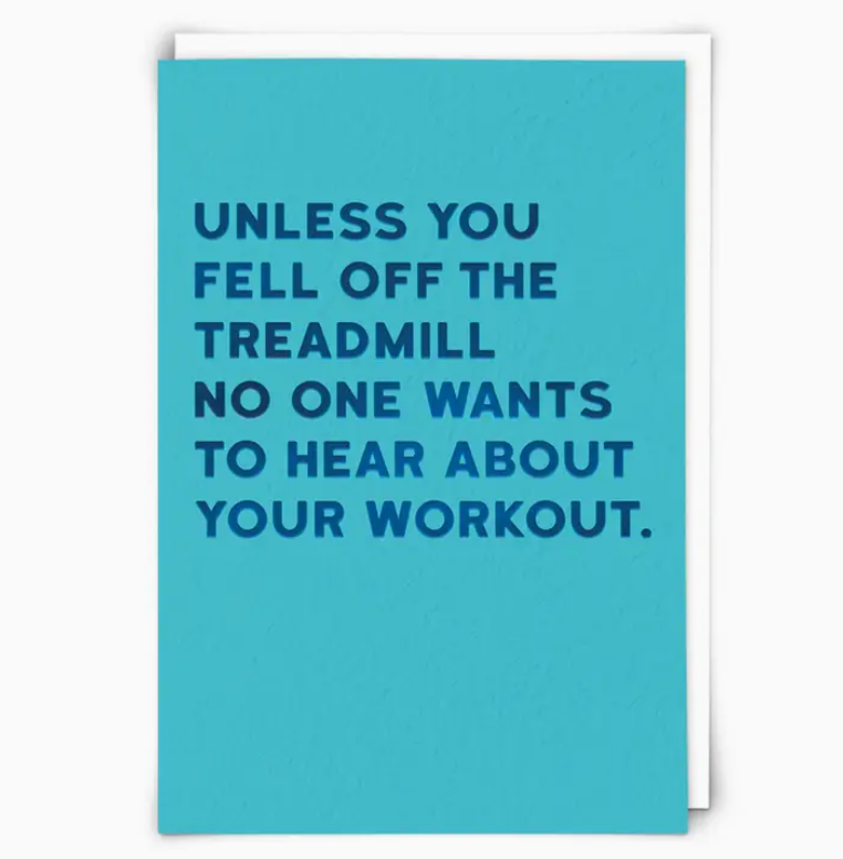Workout Greeting Card