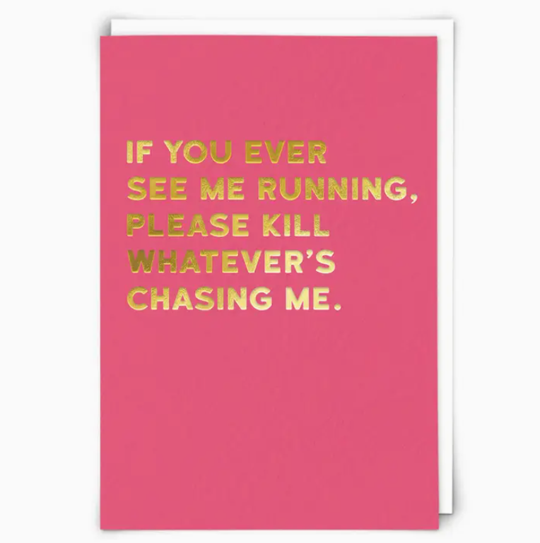Running Greeting Card