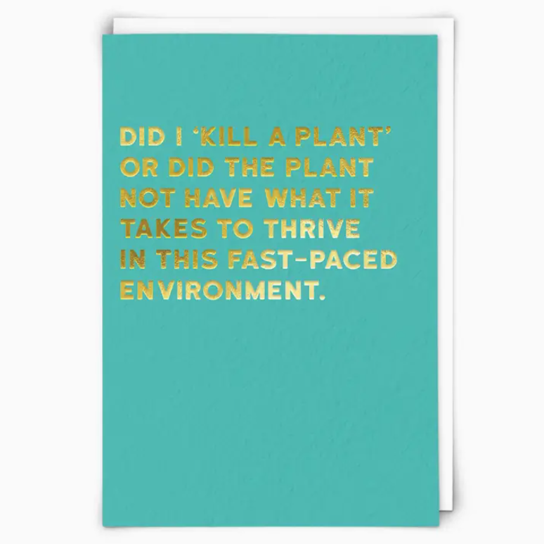 Plant Greeting Card