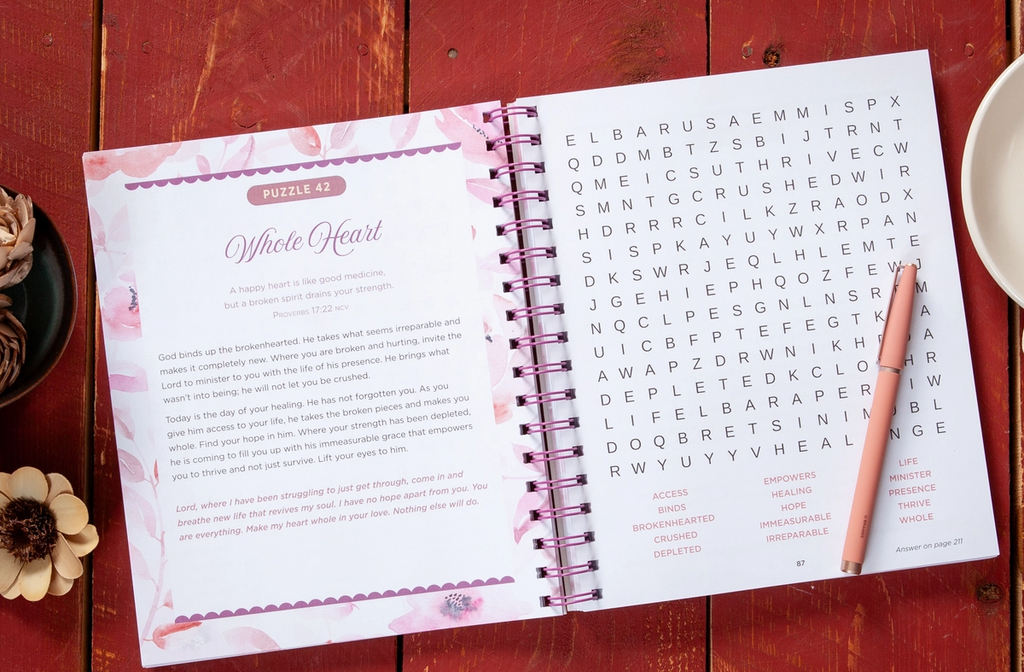 100 Days of Hope for Your Soul (Word Search Devotional)