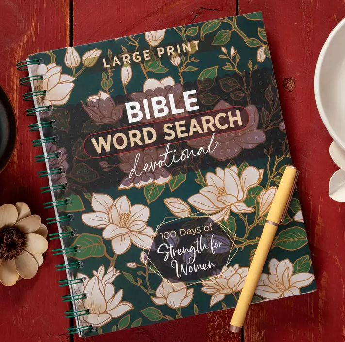 100 Days of Strength for Women (Word Search Devotional)