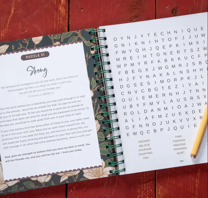 100 Days of Strength for Women (Word Search Devotional)