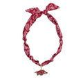 Arkansas Razorback Bandana Necklace