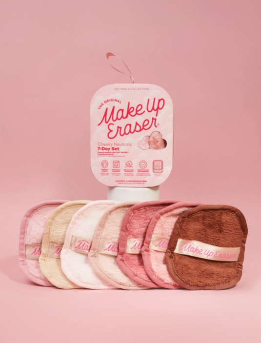 Sweet Cheeks Neutral 7 Day Makeup Eraser Set