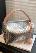 Silver Cosmetic Bag