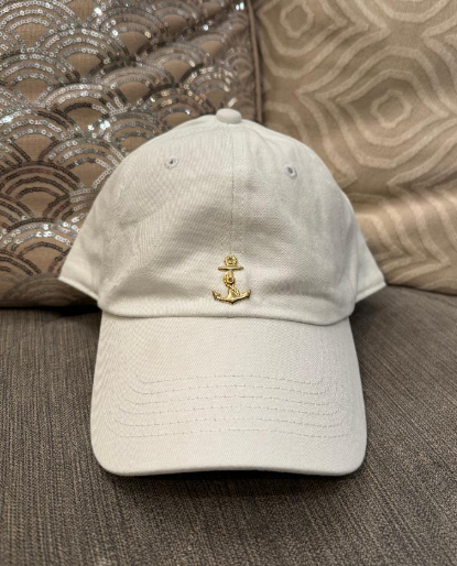 White Anchor Hat
