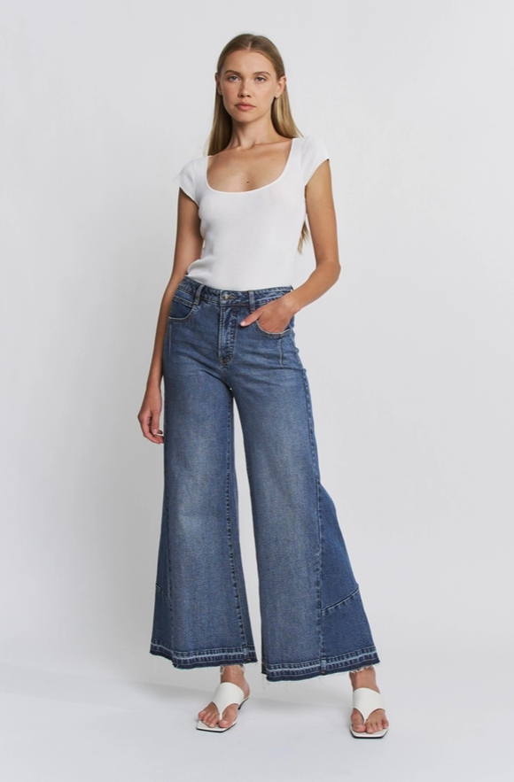 High Rise Wide Panel  Leg Tummy Control