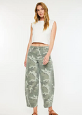 High Rise Camo Horseshoe Fit Jeans