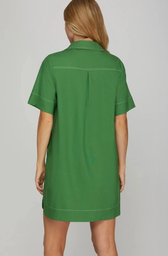 Green Mini Dress