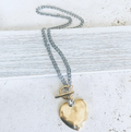 Heart Mixed Metal Necklace