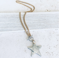 Star Mixed Metal Necklace