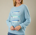 Long Sleeve Fish Graphic Sweater