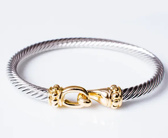Golden Hook Bangle