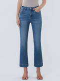 Bella High Rise Trouser Crop Hem Flare