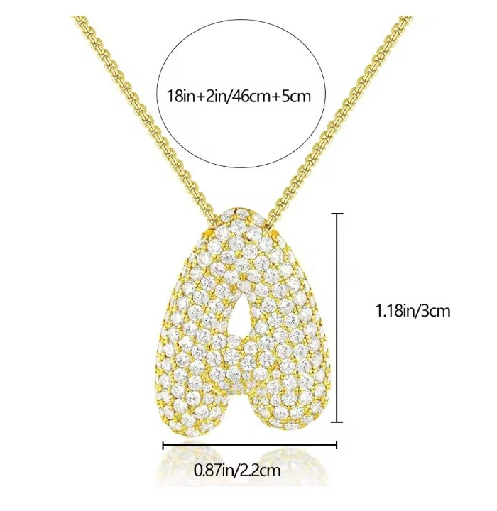 Chunky Initial Necklace