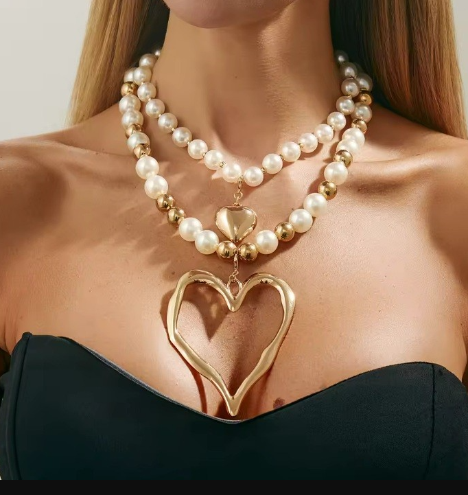 Big Love Layered Heart Necklace
