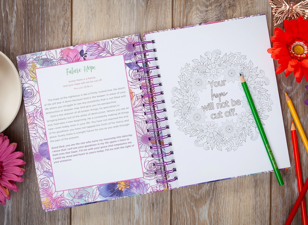 Think on These Things (Devotional Coloring Book)