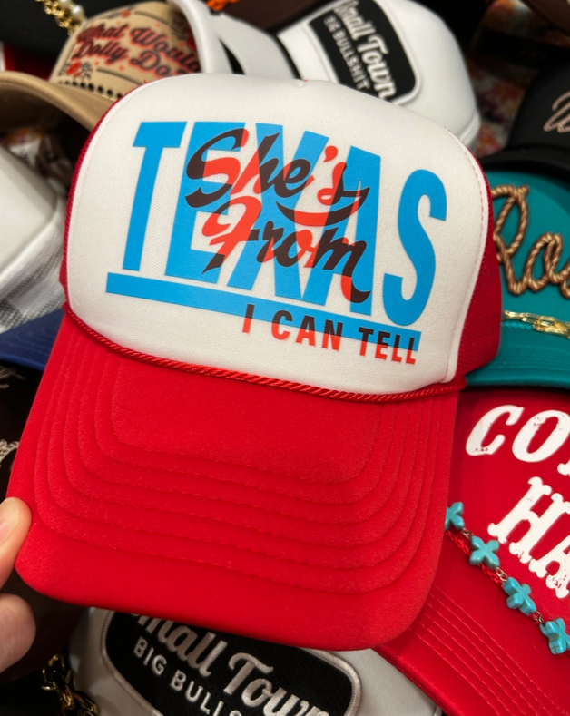 She's from Texas I Can Tell Trucker Hat