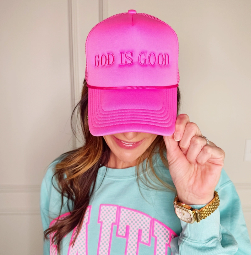 God Is Good Trucker Hat