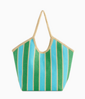 Turquoise Capri Tote Bag
