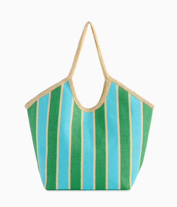Turquoise Capri Tote Bag