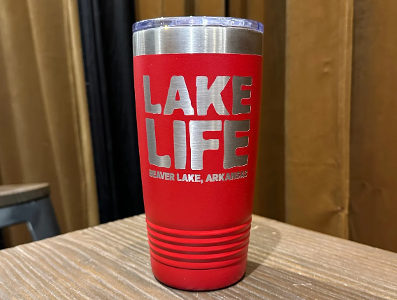 20oz Red Lake Life Tumbler