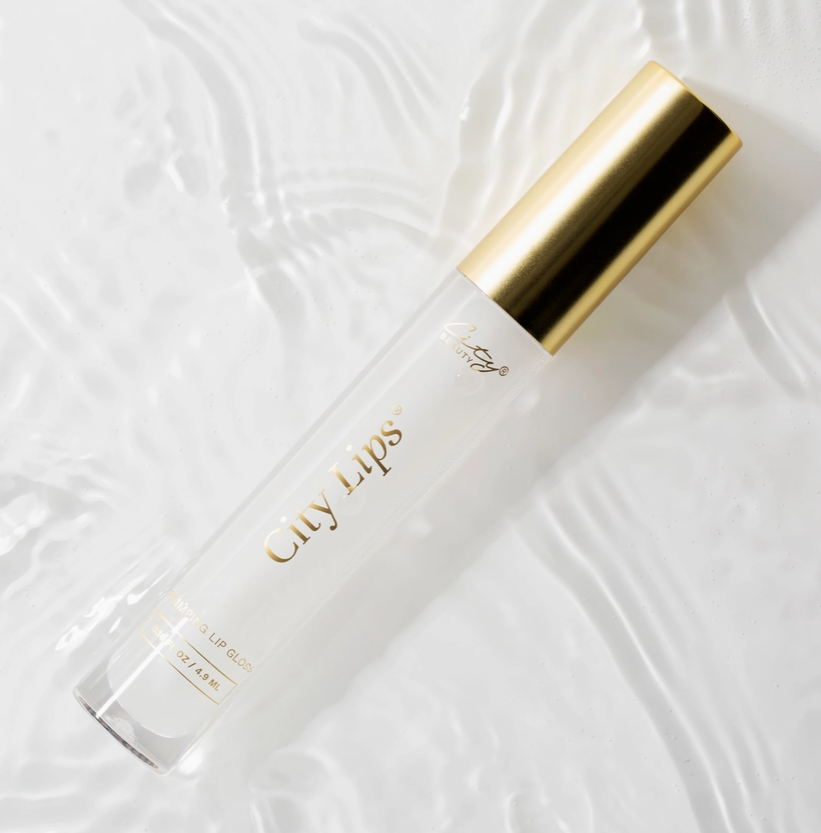 City Lips Plumping Lip Gloss in Clear