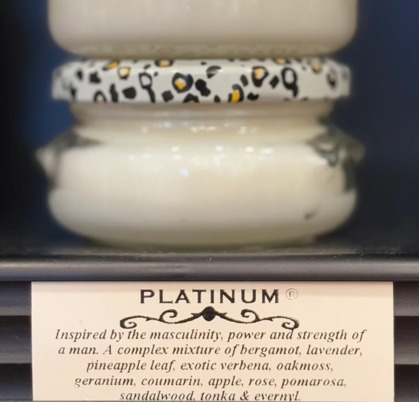 3.4oz Platinum Candle