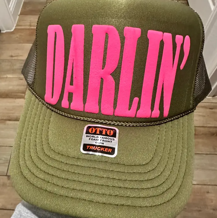 3D Puff Darlin Foam Trucker Hat