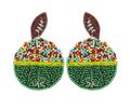 50 Yard Line Football Earrings