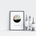 5x7 Rogers Skyline Framed Print
