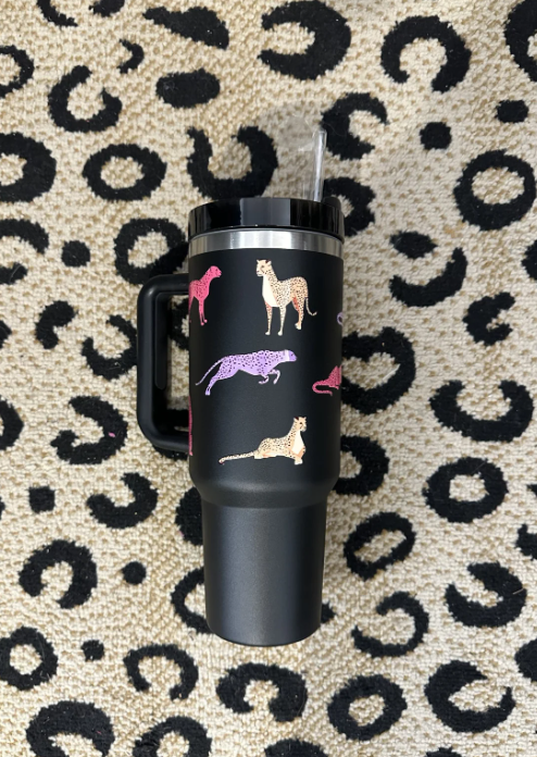 Black Cheetah Tumbler