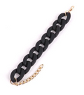 Black Chunky Chain Bracelet