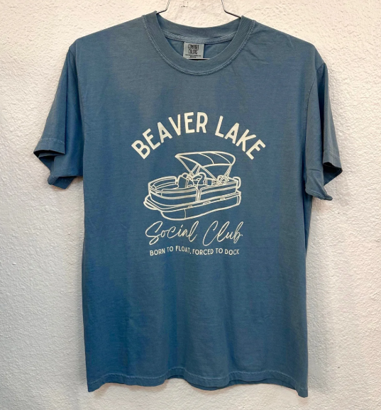 Blue Beaver Lake Social Club Tee