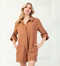 Clay Long Sleeve Romper