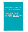 Dog - Greeting Card