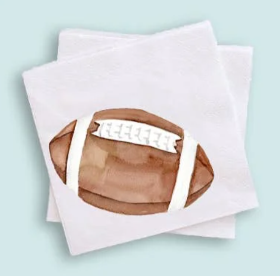 Football Cocktail Napkins
