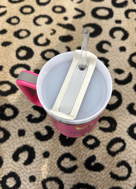 FUCHSIA MULTI CHEETAH TUMBLER