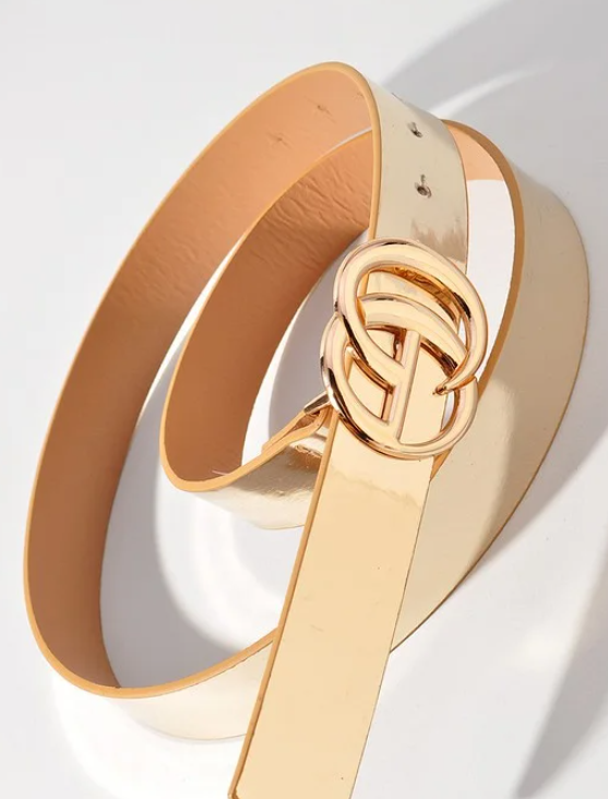 GOLD CG MIRROR BELT