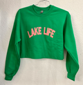 Green Lake Life Cropped Sweatshirt
