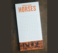 HOLD YOUR HORSES NOTEPAD