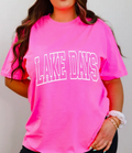 Hot Pink Lake Days Graphic Tee