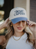 Boat Captain Two-Toned Retro Hat