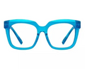 Light Blue Round Glasses